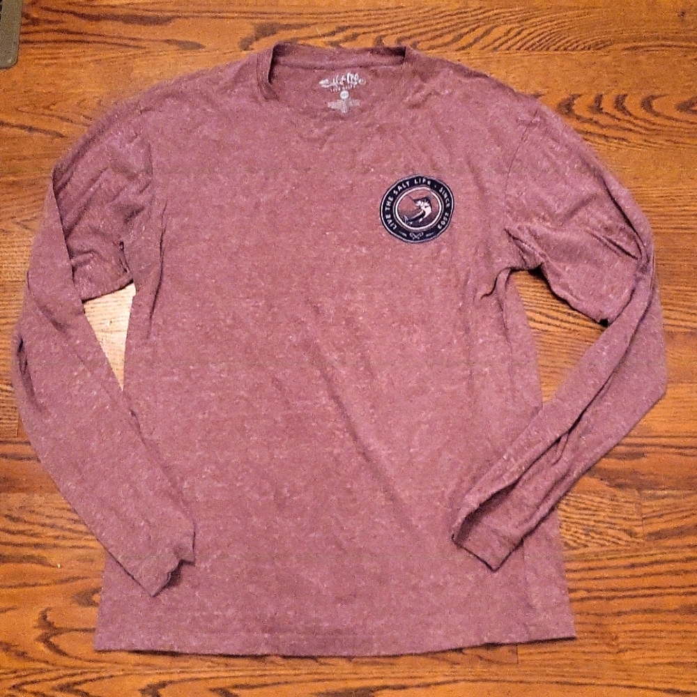 Salt life mens long sleeve tee